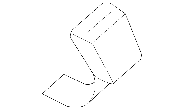 5R3Z-6360044-AAA Деталь BUCKLE, LEFT