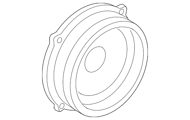 LR050924 REAR DR SPEAKER, RIGHT