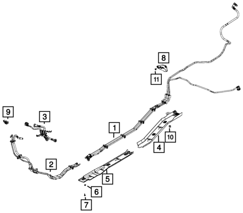 Fuel Lines for 2016 Fiat 500X #1