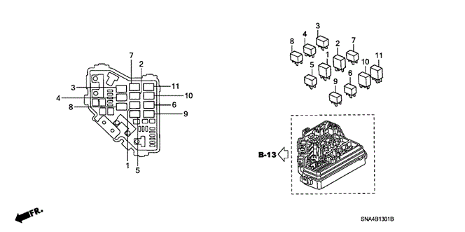Relay Assembly, Engine Control Module (Denso) Relay Assembly, Engine Control Module (Denso)