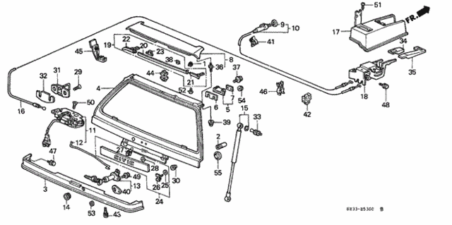 Tailgate for 1990 Honda Civic #0