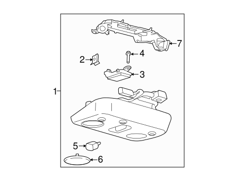 Mustang OVERHEAD CONSOLE