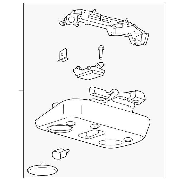 FR3Z-63519A70-HA Деталь OVERHEAD CONSOLE