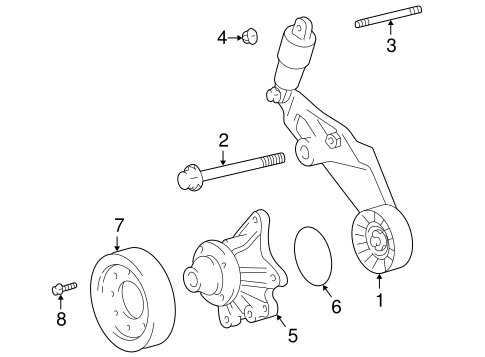 COOLING SYSTEM/WATER PUMP for 2000 Toyota Celica #2