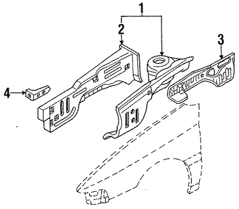 Tracer INNER STRUCTURE & RAILS