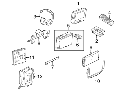 LR4 ENTERTAINMENT SYSTEM COMPONENTS