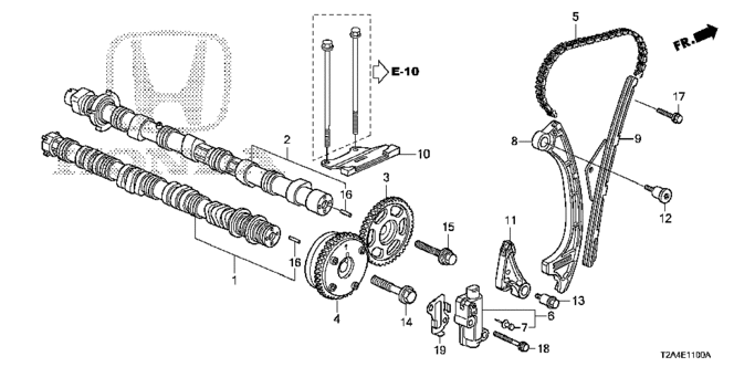 ENGINE/CAMSHAFT - CAM CHAIN (L4) for 2014 Honda ACCORD SEDAN #1