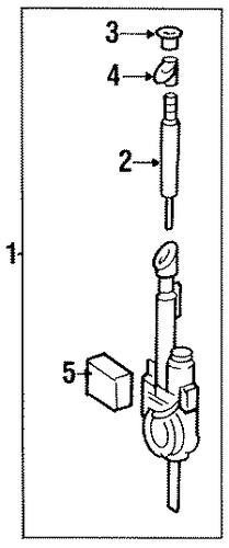 ELECTRICAL/ANTENNA & RADIO for 1997 Toyota Celica #1