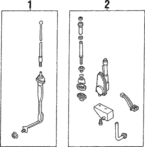Antenna & Radio for 1993 Ford Probe #0