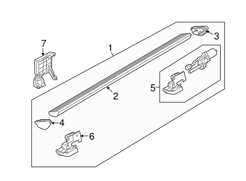 Body/Running Board for 2011 Ford Expedition #1