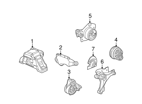 Ion ENGINE & TRANS MOUNTING