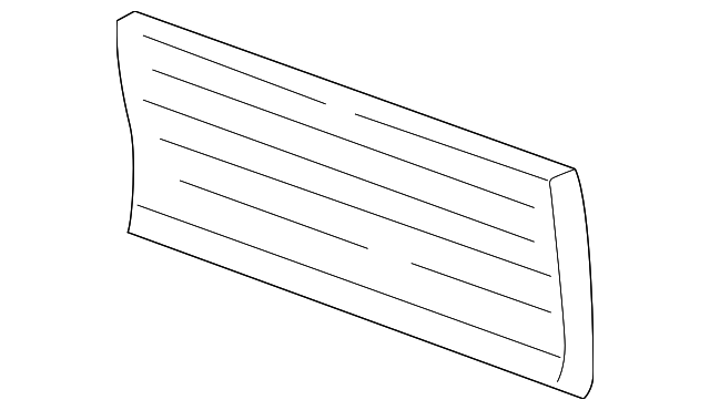 4F2Z1725557BAPTM Деталь CLADDING, LEFT
