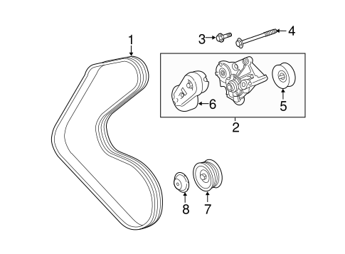 Range Rover Sport BELTS & PULLEYS