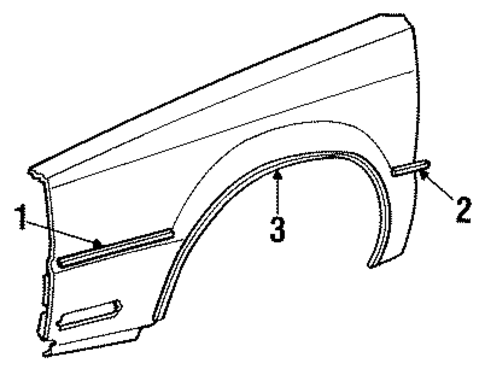 New Yorker EXTERIOR TRIM - FENDER