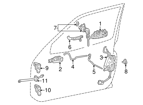 BODY/DOOR for 1996 Toyota RAV4 #1