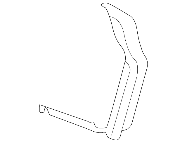 YL5Z1064810BA Деталь SEAT BACK PAD, RIGHT