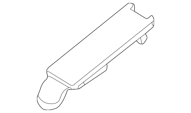 C2S20575XXX Деталь END CAP MOLDING, RIGHT