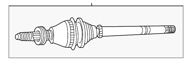5F2Z-3B436-AA Деталь AXLE ASSY, RIGHT
