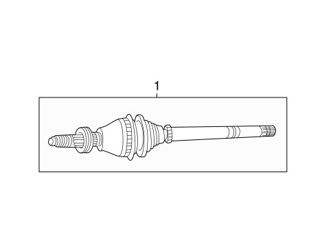 Drive Axles for 2004 Ford Freestar #0