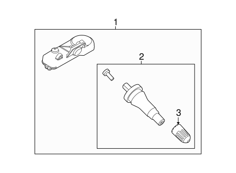 Mustang TIRE PRESSURE MONITOR COMPONENTS