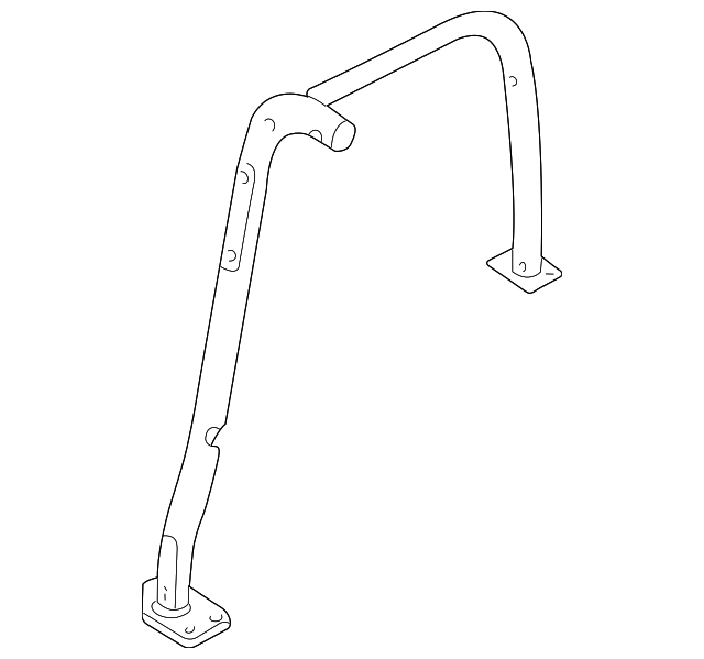 55176488 Деталь ROLL BAR, RIGHT