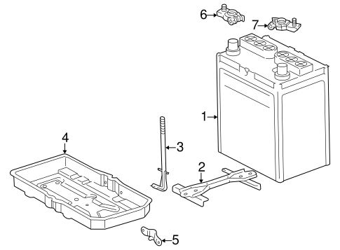 ELECTRICAL/BATTERY for 1997 Toyota RAV4 #1
