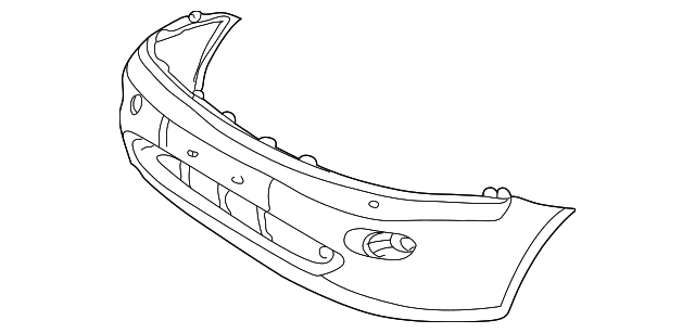 4M5Z17D957BA Деталь BUMPER COVER