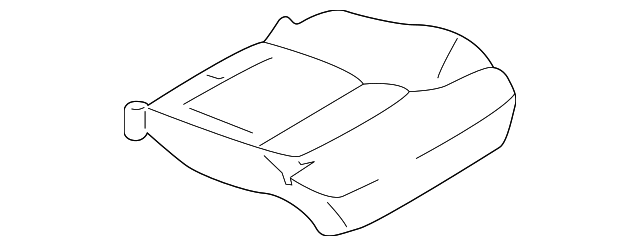 31435120 Деталь SEAT CUSHION PAD, LEFT