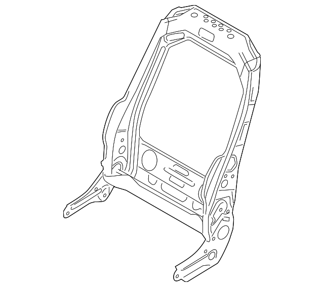 LR026758 Деталь SEAT BACK FRAME