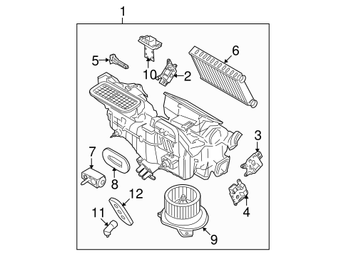 Focus BLOWER MOTOR & FAN