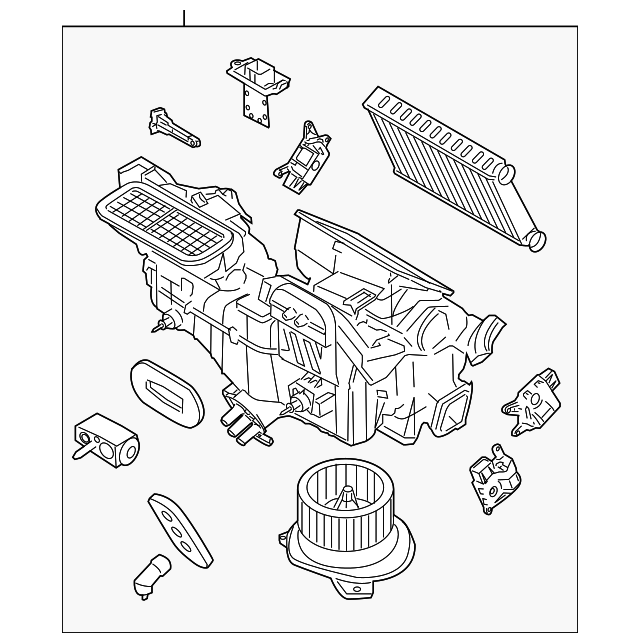 AS4Z-19B555-C Деталь EVAPORATOR ASSY