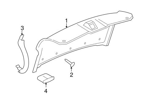 Interior Trim - Trunk for 2006 Cadillac DTS #0