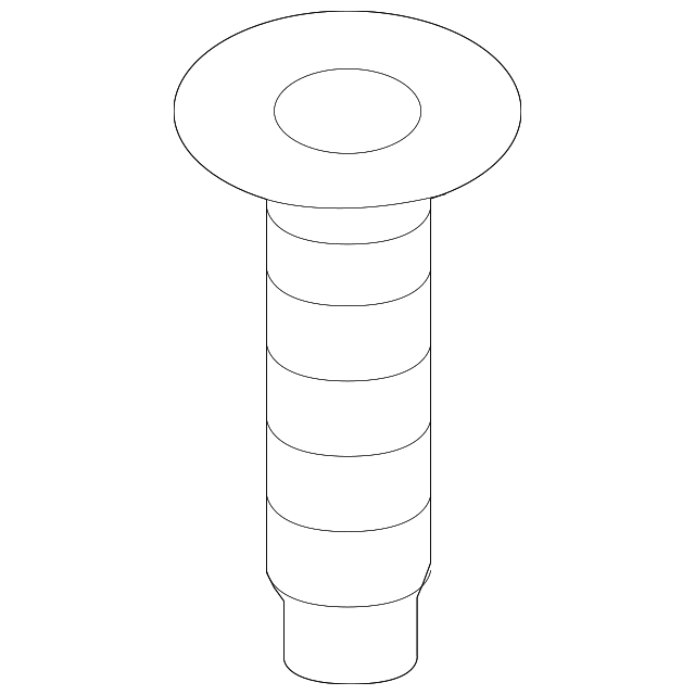 -W505791-S443 LOWER LATCH SCREW, LEFT