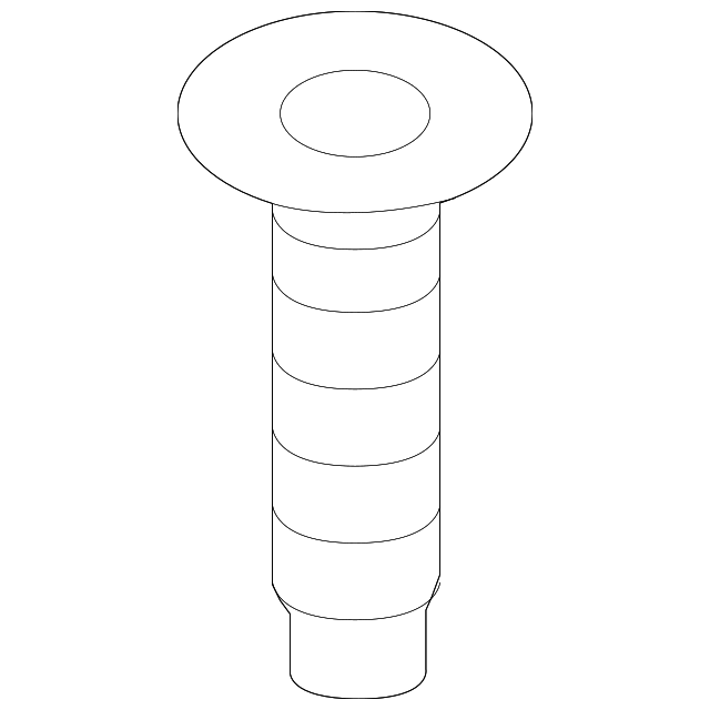 -W705476-S440 LOWER STRIKER SCREW, LEFT
