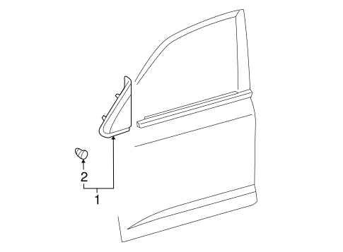 BODY/EXTERIOR TRIM - PILLARS for 2016 Toyota Land Cruiser #1