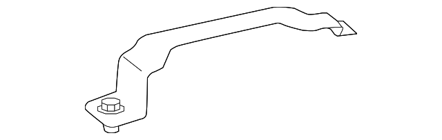 YWU000090 Деталь TRANSCEIVER BRACKET