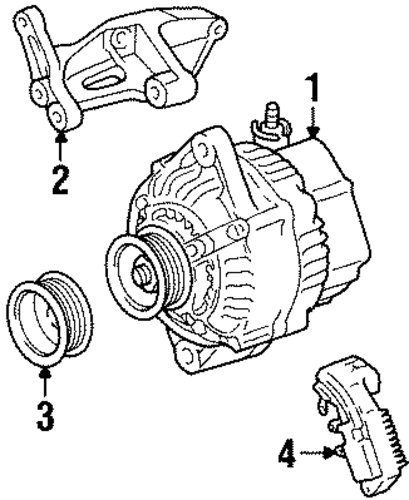 ELECTRICAL/ALTERNATOR for 1998 Toyota T100 #1