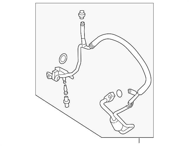 DG9Z-19972-A Деталь HOSE & TUBE ASSY