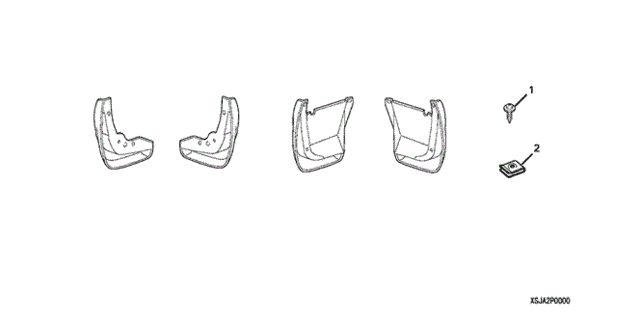 Splash Guard (1) for 2006 Acura RL #0