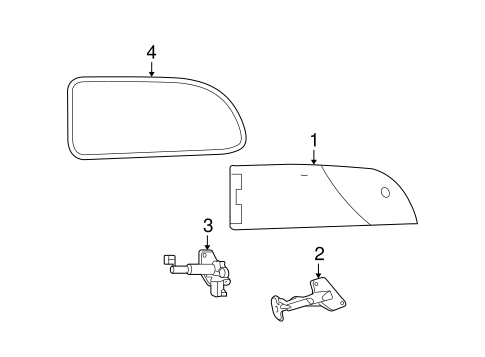 Body/Glass - Side Panel for 2017 Dodge Grand Caravan #1