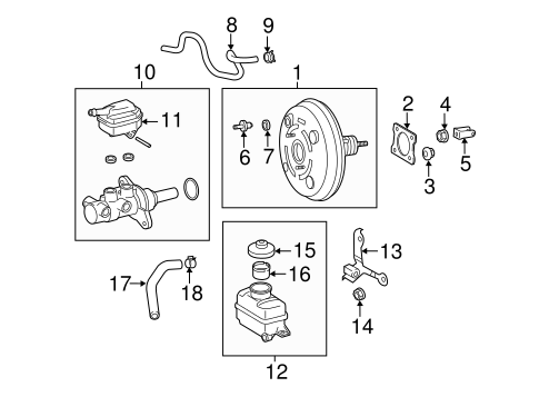 BRAKES/HYDRAULIC SYSTEM for 2016 Toyota Sienna #1