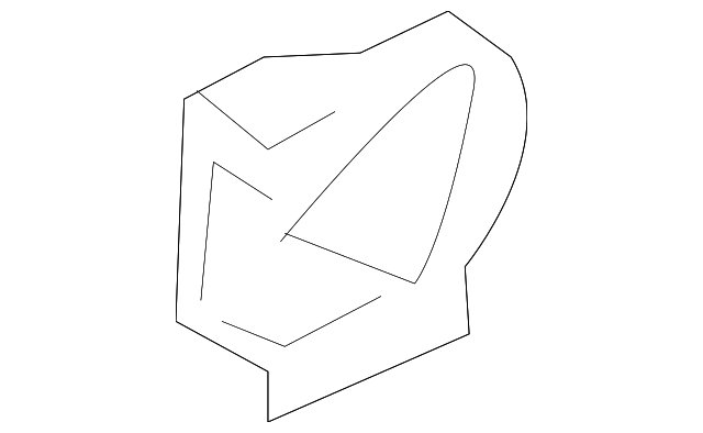 3S4Z-74631A02-AA Деталь BRACKET, RIGHT
