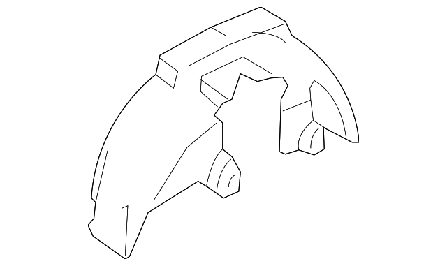 1S4Z-74278B50-AB Деталь SPLASH SHIELD, RIGHT