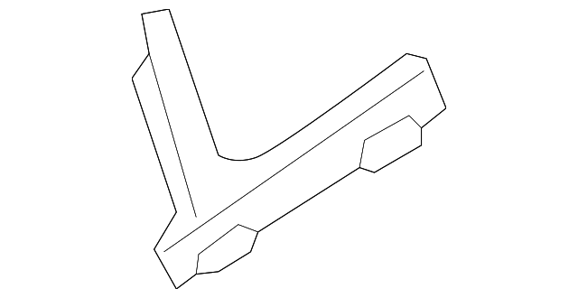 YS4Z-7441039-BA Деталь REAR CORNER PLR, LEFT
