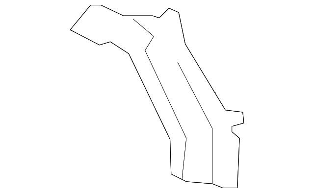 3S4Z-7427800-AA Деталь SUPPORT BRACE, RIGHT