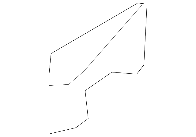 YS4Z74280C16AA Деталь WHEELHOUSE BRACE, RIGHT