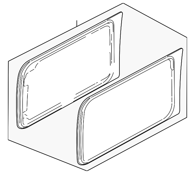 8L7Z-7829700-B Деталь QUARTER GLASS, RIGHT