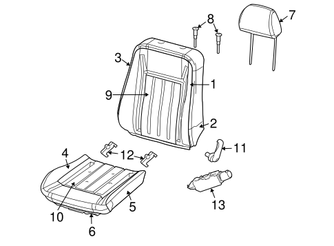 ELECTRICAL/HEATED SEATS for 2005 Dodge Magnum #1