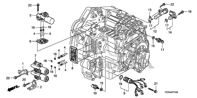 Transmission - Automatic/AT Solenoid (L4) for 2010 Honda ACCORD COUPE #1