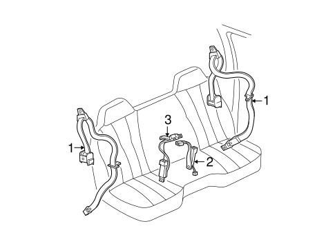 Sonoma FRONT SEAT BELTS 2